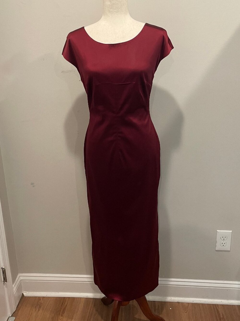 DOLCE & GABBANA Burgundy Evening Gown
